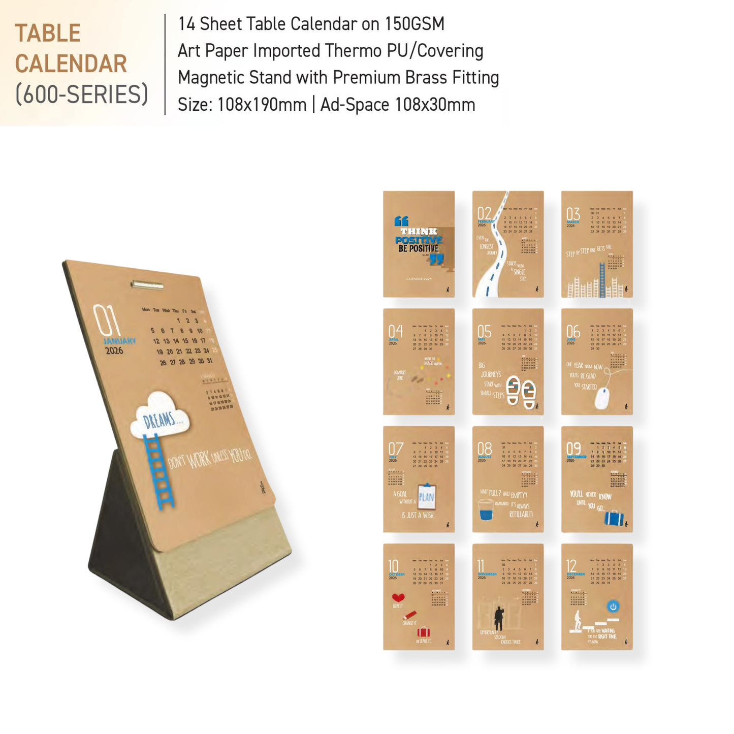 Table Calendar (600 Series)