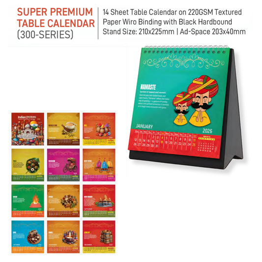 Super Premium Table Calendar