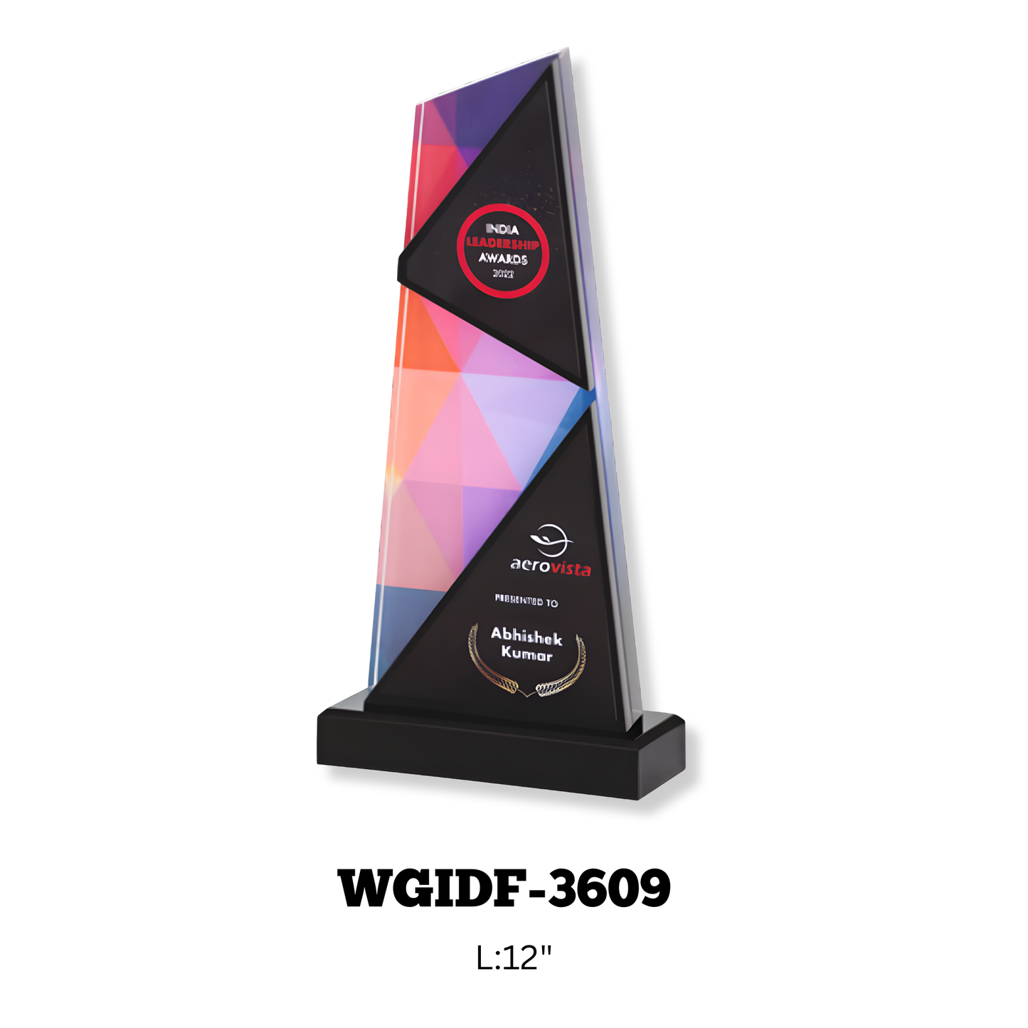 Glass Trophy-WGIDF-3609